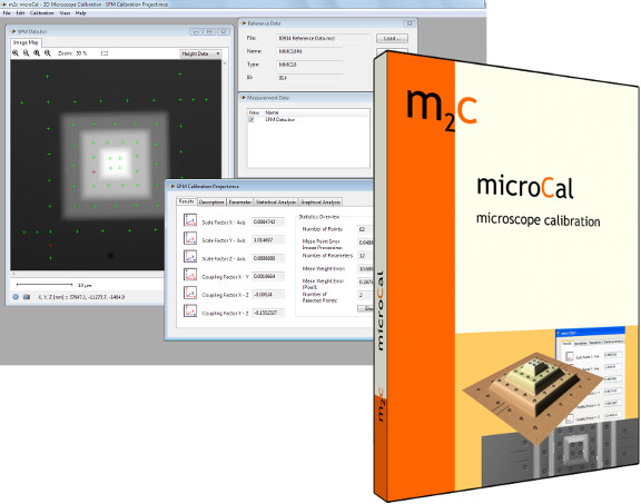 3D calibration software microCal