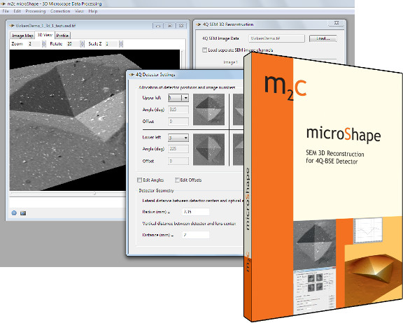 3D SEM software microShape